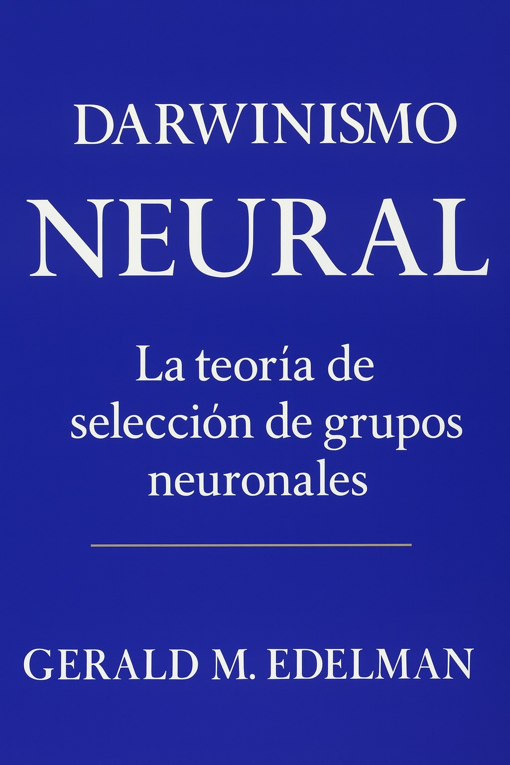 Darwinismo Neural - Edelman